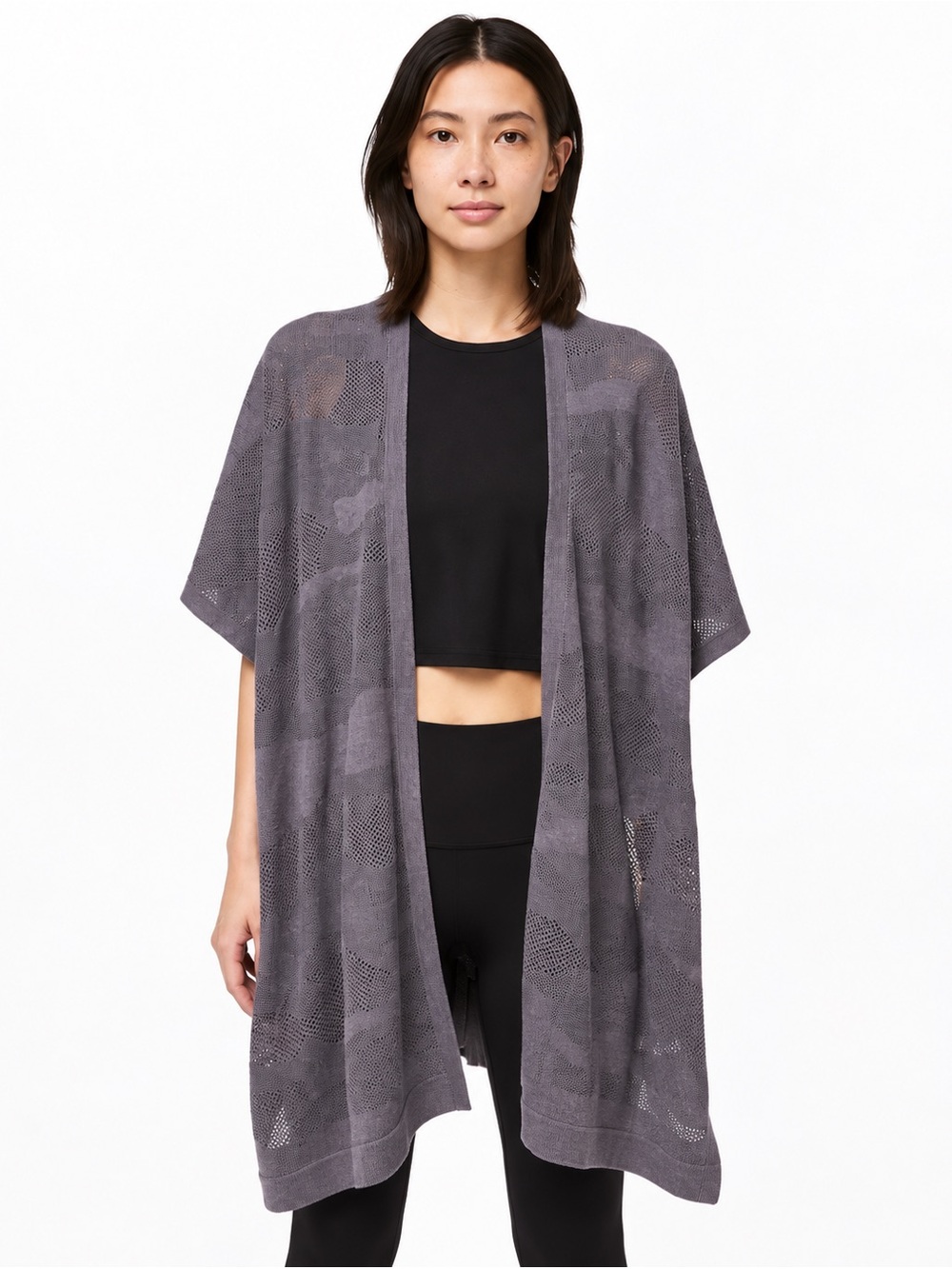 Lululemon Find Your Light Wrap Heathered Moonwalk Gray OS